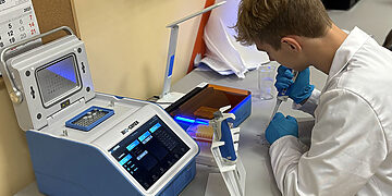 Igno Eremino atliekamas tyrimas/Radviliškio raj.sav.nuotr.