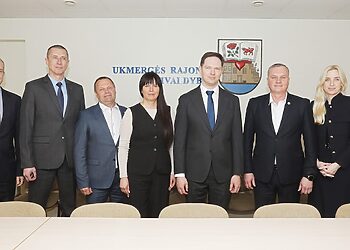 Ukmergėje lankėsi finansų ministras Kristupas Vaitiekūnas