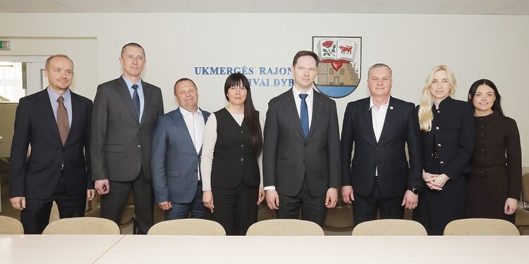 Finansų ministro vizitas/Ukmergės raj.sav.nuotr.