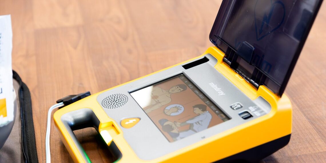 Defibriliatorius/G. Mockutės-Zgirskienės nuotr.