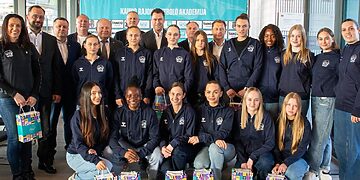 Kauno rajono futbolo akademijos  moterų komanda/Kauno raj.sav.nuotr.