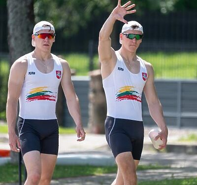 Dovydas ir Danielius Gauriai/Panevėžio sporto c.nuotr.