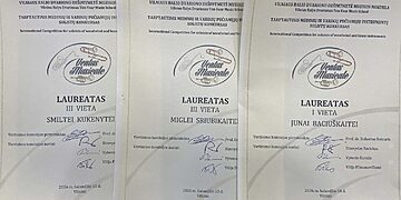 Laureatų diplomai/Irmos Paurienės  nuotr.