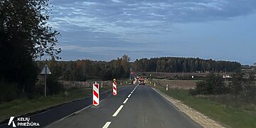 „Dešiniojo rato“ programos darbai/AB „Kelių priežiūra“ nuotr.