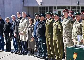 Panevėžyje Vyčio apygardos 5-oji rinktinė mini 35-ąsias įkūrimo metines