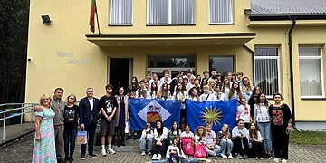 Vaikai iš Ukrainos – Podolės Kameneco miesto/Ukmergės raj.sav.nuotr.