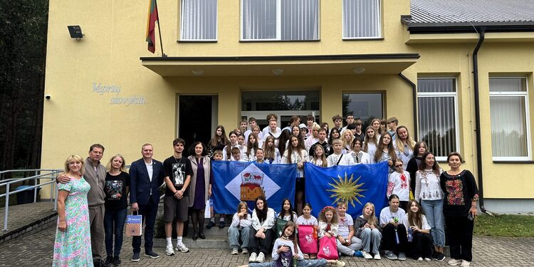 Vaikai iš Ukrainos – Podolės Kameneco miesto/Ukmergės raj.sav.nuotr.