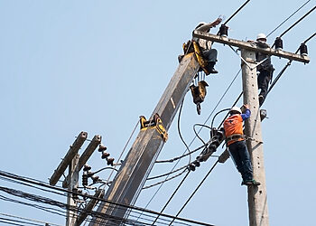  Anykščių raj. savivaldybėje elektros tiekimo sutrikimus šalina 9 brigados