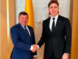 Kėdainių rajono savivaldybės meras V. Tamulis susitiko su Ministru Pirmininku M. Sinkevičiumi