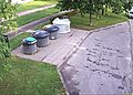Visagine atliekų surinkimo aikštelėse įrengtos vaizdo stebėjimo kameros